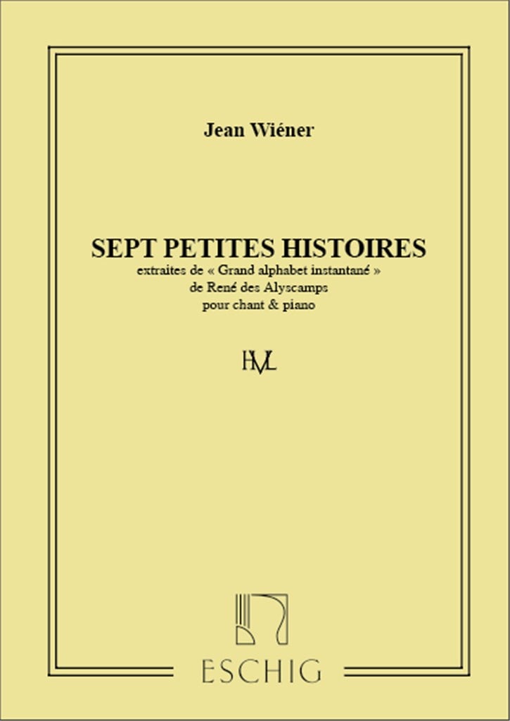 7 Petites Hist..Chant-Piano